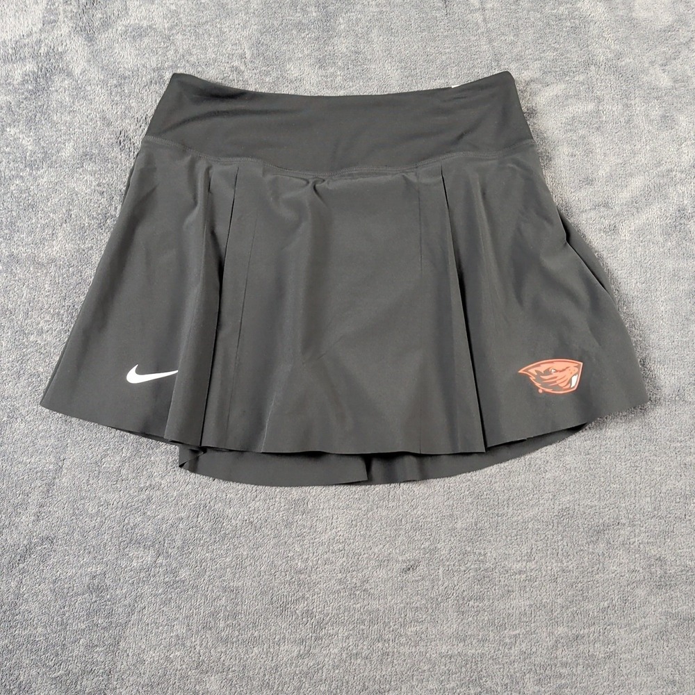 Nike Skort OSU  Beavers Womens M Black Dri-FIT Golf Tennis Athletic Built Shorts